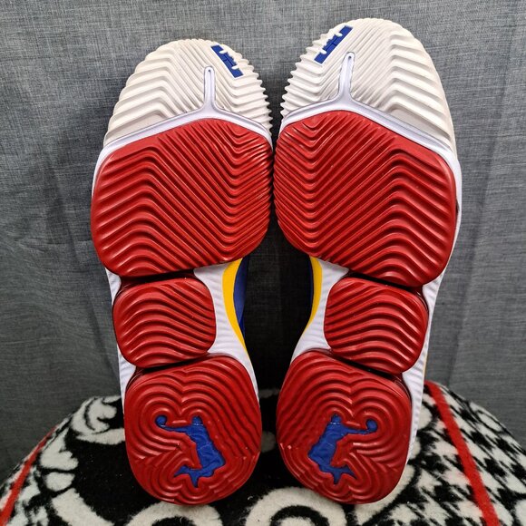 %Size 17 Nike Lebron XVI 16 SB SuperBron Racer Blue Varsity Red Gold White A 12 main image 5